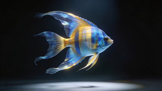 Free Electric Blue Angelfish Image - Angelfish, Fish, Tropical ...