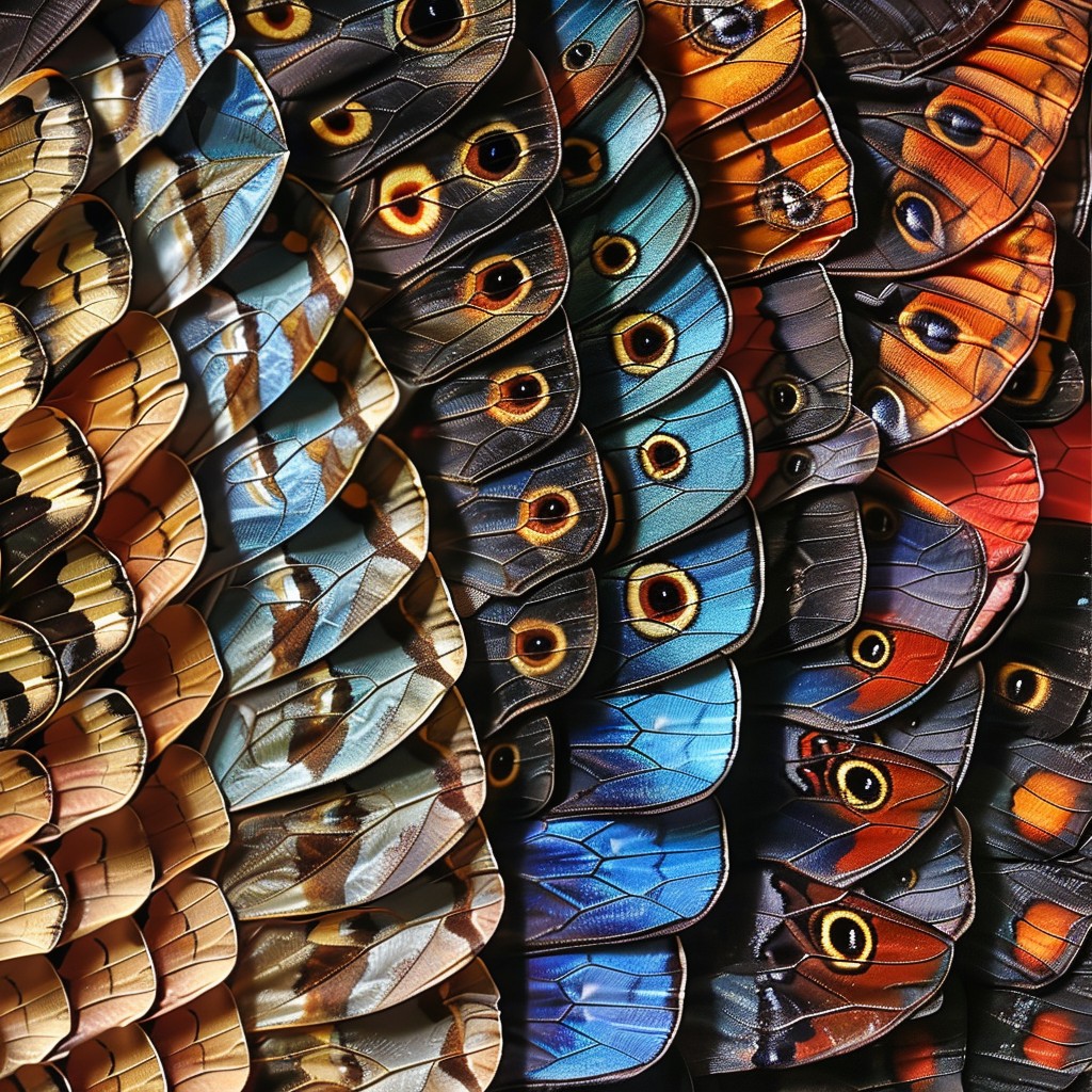 Free Butterfly Wing Collage Image - Butterfly, Wings, Colors | Download ...