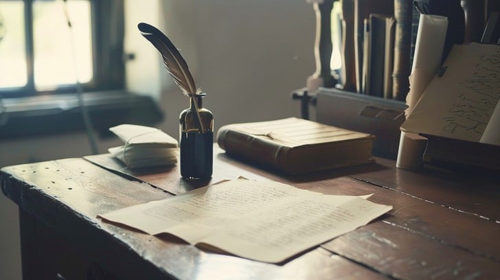 Free Vintage writing desk Image - Vintage, Desk, Writing | Download at ...