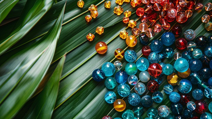Free Colorful Beads Display Image | Download at StockCake