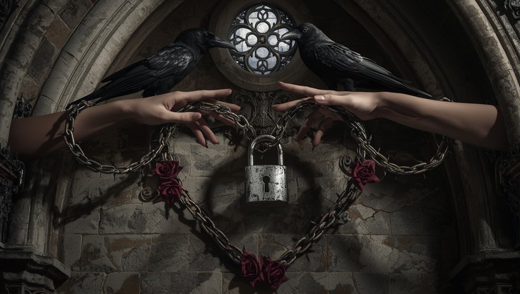 Free Shackled Hearts Connect Image - Gothic, Chains, Cathedral ...