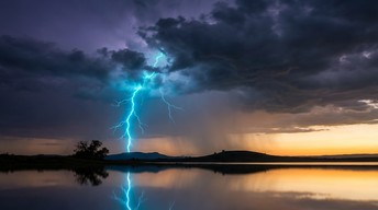 Free Lightning Strikes Water Image - Lightning, Thunderstorm, Storm ...