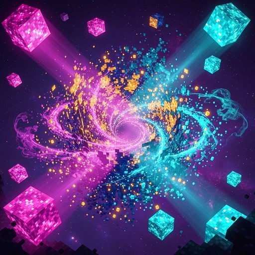 Free Cosmic Pixel Dreams Image - Pixel, Cosmic, Cubes | Download at ...