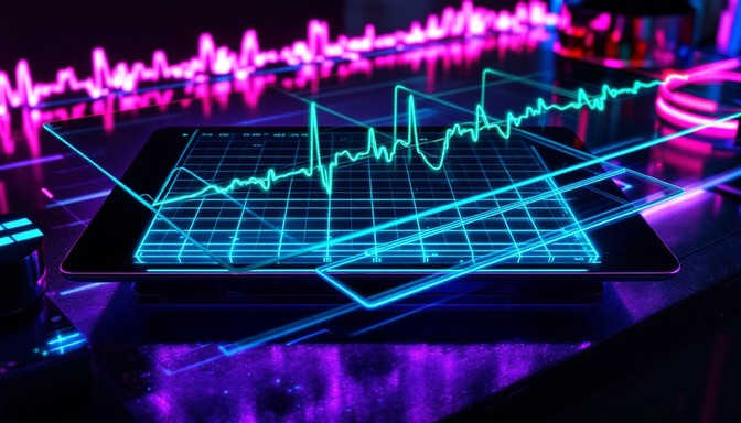 Free Neon Data Waves Image - Cyberpunk, Neon, Holographic | Download at ...