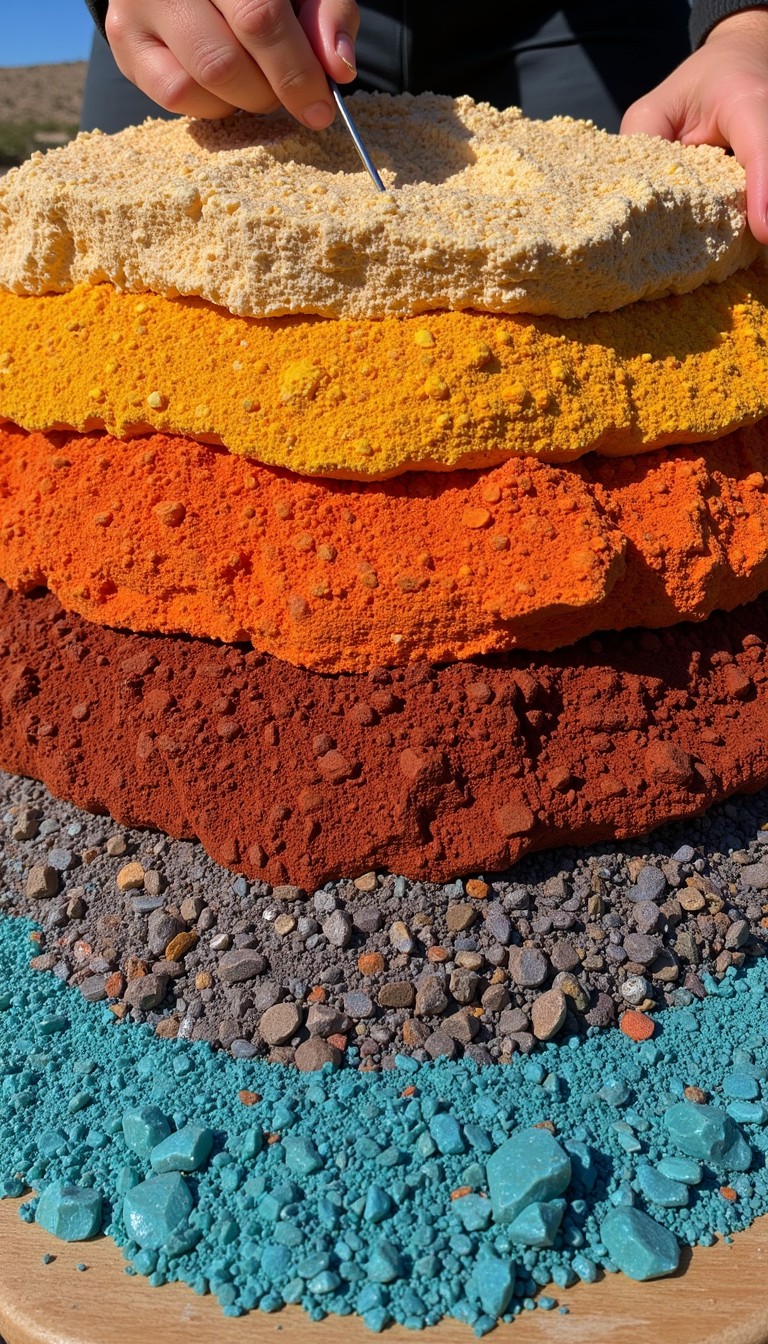 Indian Pigment Rocks Free Colorful Mineral Layers Image - Minerals, Pigments, Layers ...