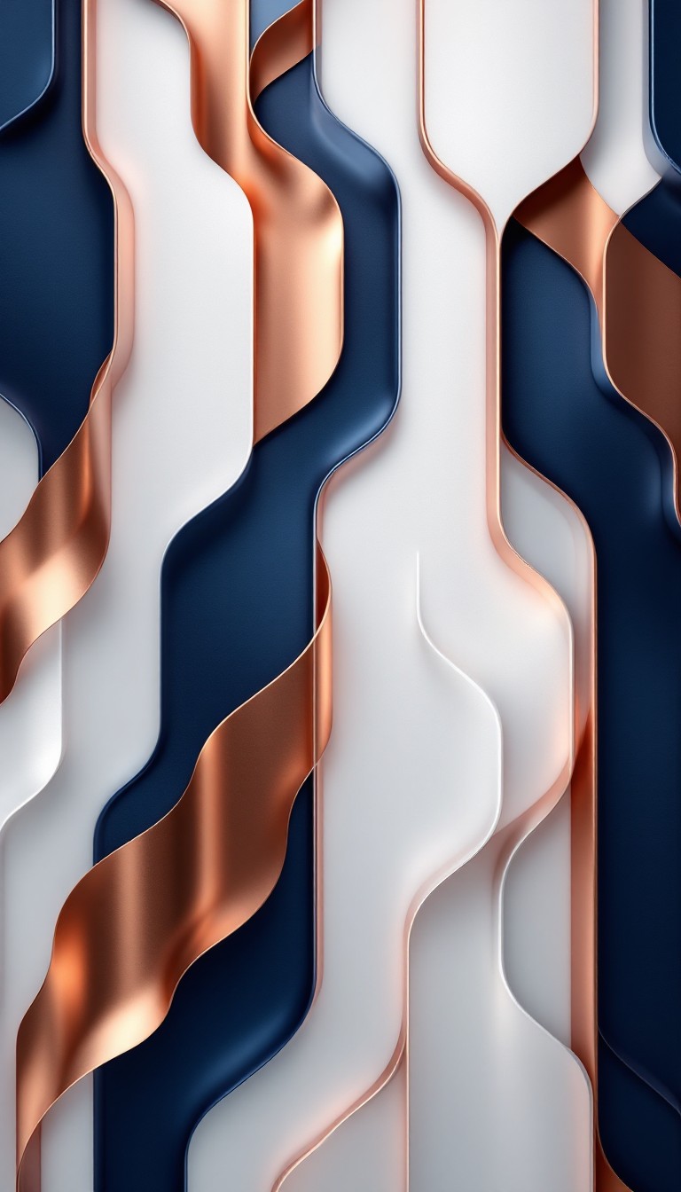 Free Copper Waves Flow Image - Copper, Navy, Geometric | Download at ...