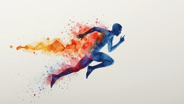 Performance Up Image Free Athletic Energy Visualized Photo - Athlete, Runner, Motion ...