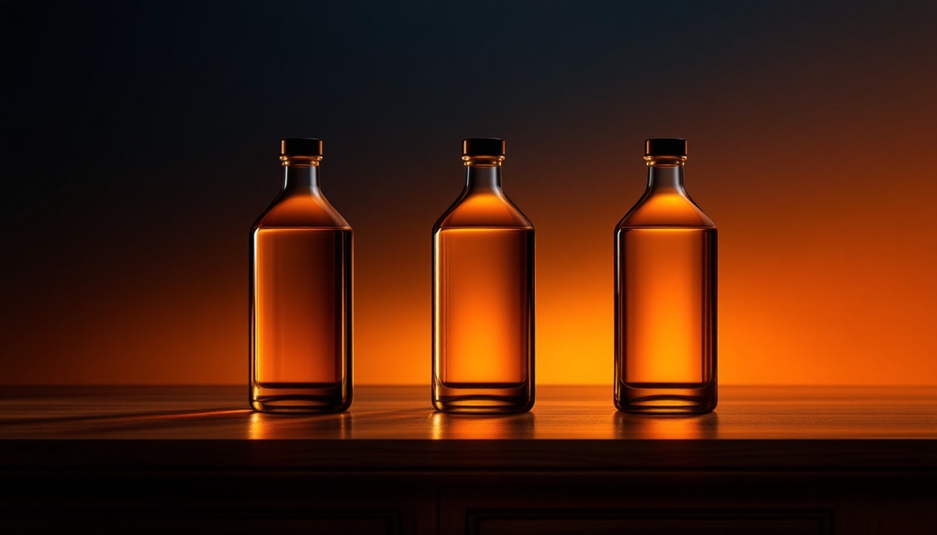 Free Amber Glass Trio Image - Bottles, Amber, Translucent | Download at ...