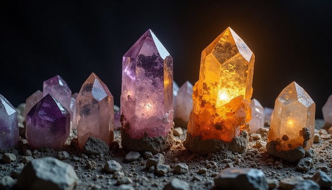 Free Luminous Crystal Collection Image - Crystals, Amethyst, Quartz ...