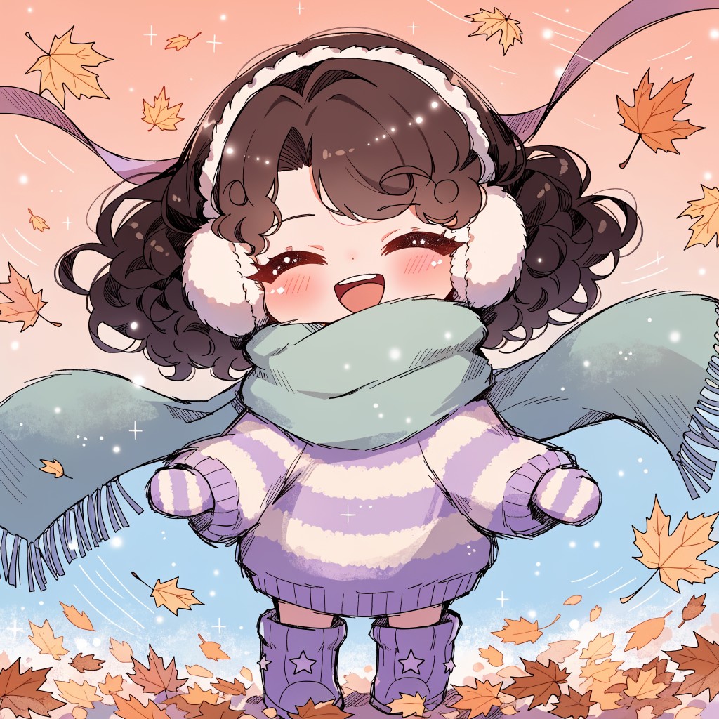 Free Autumn Chibi Cuteness Image - Chibi, Kawaii, Anime | Download at ...