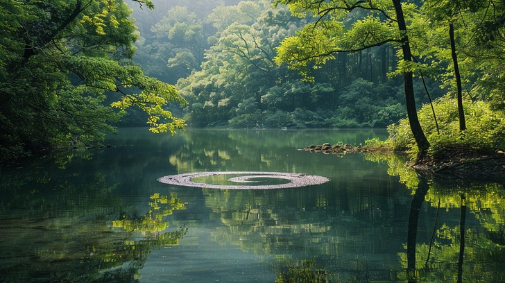 Free Tranquil lake view Image - Nature, Tranquility, Green | Download ...