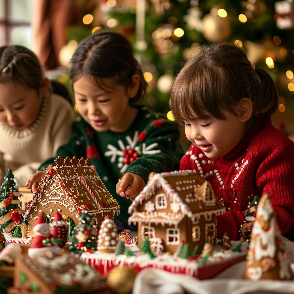 Free Christmas Gingerbread Fun Image - Children, Christmas, Gingerbread ...
