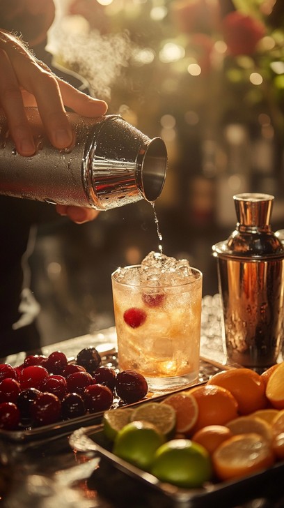 Free Cocktail preparation scene Image - Bartender, Pouring, Shaker ...