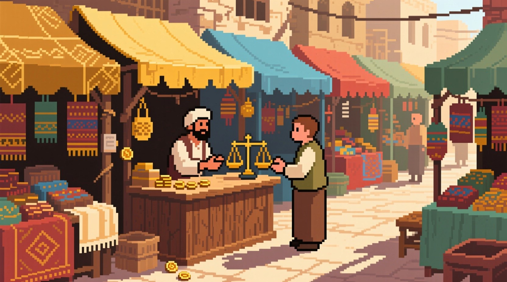Merchant Pixelated Free Merchant's Morning Deal Image - Marketplace, Pixel, Merchant ...