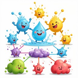 Free Playful Science Characters Image - Educational, Cartoon ...