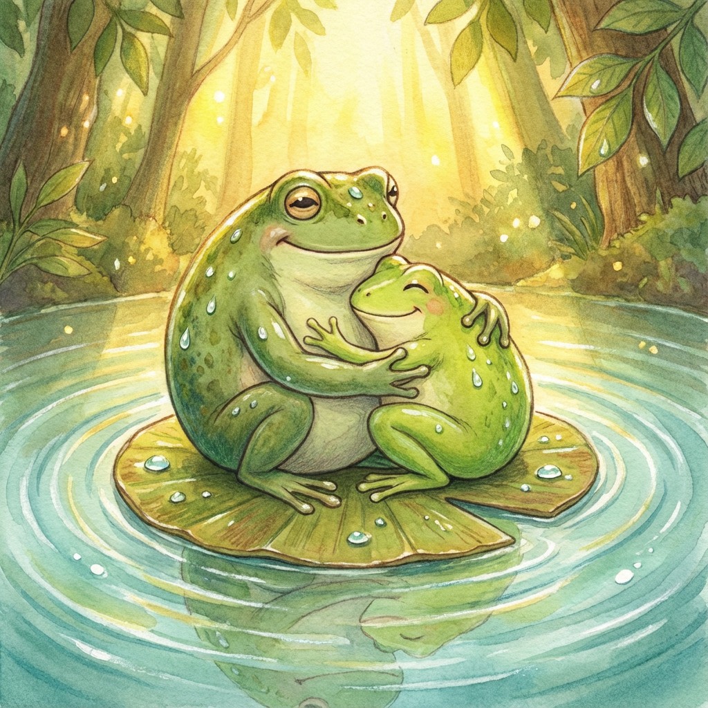 Free Tender Amphibian Hug Image - Frogs, Amphibians, Embrace | Download ...