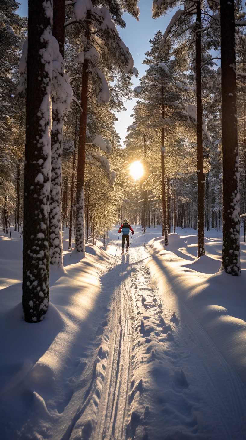 Download Winter Trail Adventure Image - Winter, Snow, Forest | StockCake