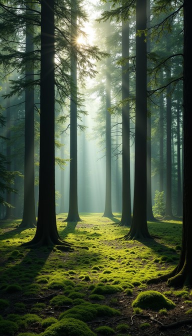Free Mystical Forest Light Image - Forest, Sunbeams, Trees | Download ...