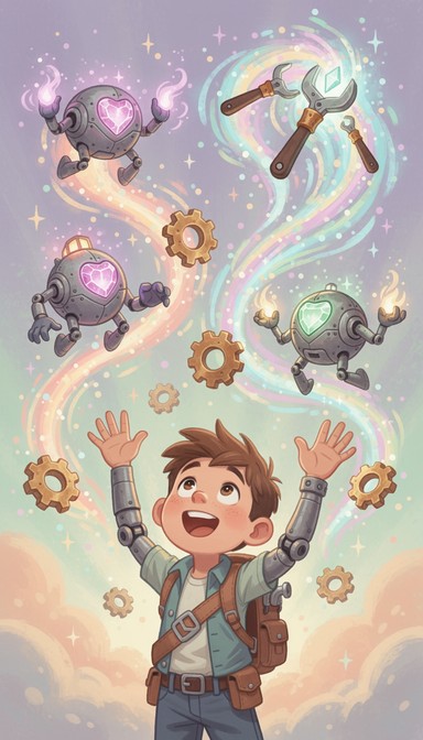 Magic Technology Concept Free Magic Meets Technology Image - Child, Inventor, Illustration ...