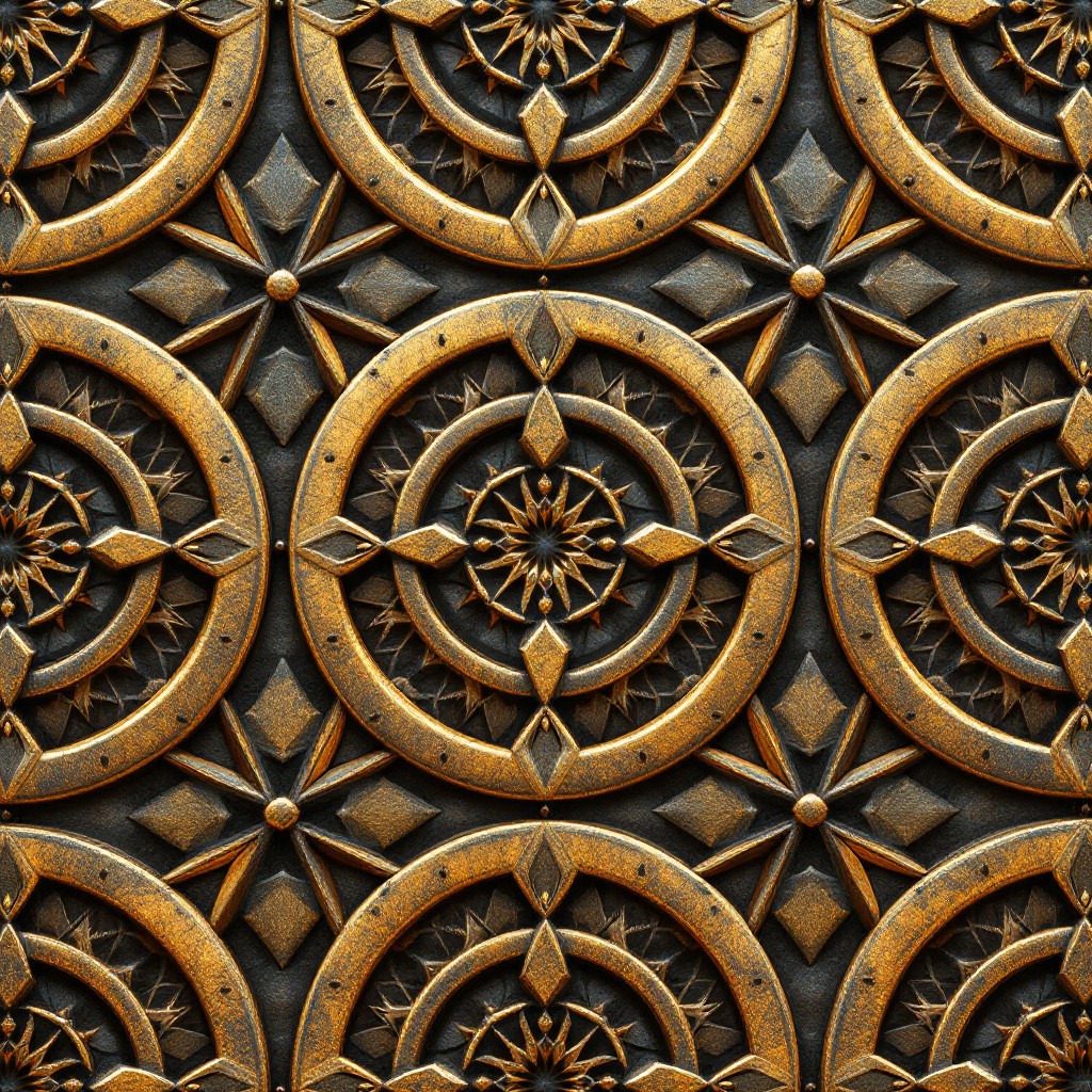 Free Sacred Metal Pattern Image - Geometric, Metalwork, Sacred ...