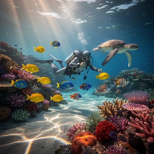 Free Coral Reef Adventure Image - Underwater, Ocean, Turtle | Download ...