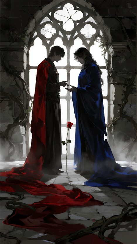 Never Merging Shadows Free Gothic Lovers Divided Photo - Gothic, Silhouettes, Cathedral ...