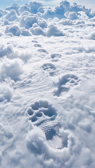 Free Walking Through Clouds Image - Footprints, Clouds, Sky | Download ...