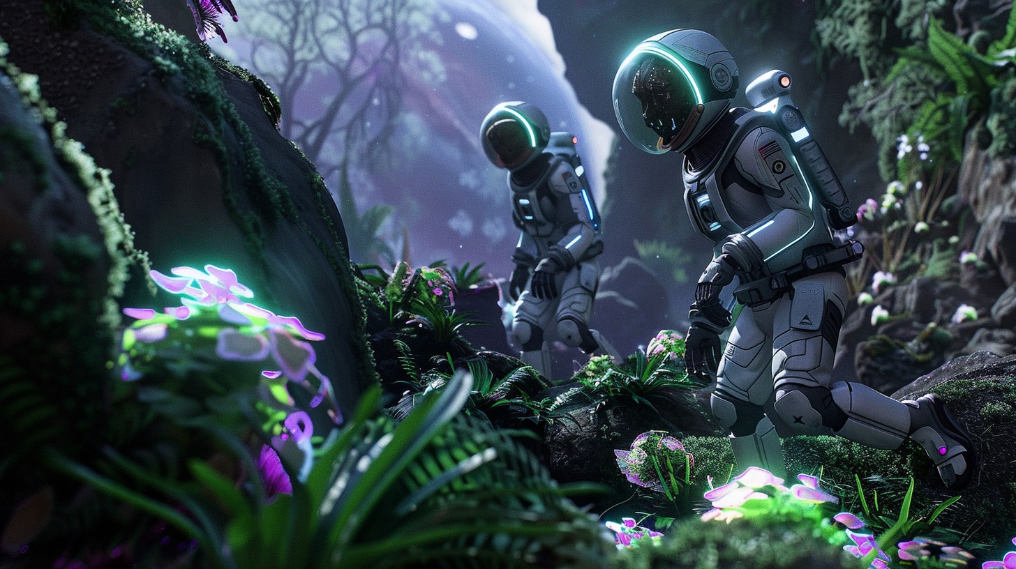 Free Astronauts Exploring Planet Image - Astronauts, Exploration, Alien ...
