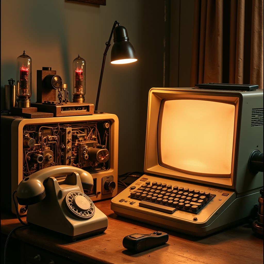 Free Vintage Tech Workspace Image - Vintage, Retro, Technology ...