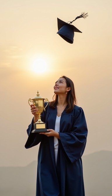 Free Victory in Blue Image - Graduate, Achievement, Trophy | Download ...