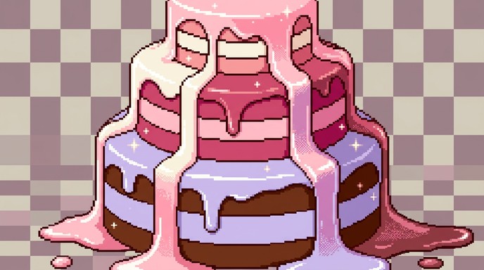 Download Melting Pixel Treats Stock Images for Free | StockCake