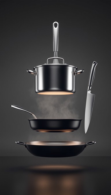 Floating Houseware Free Floating Kitchen Essentials Image - Cookware, Kitchen, Floating ...