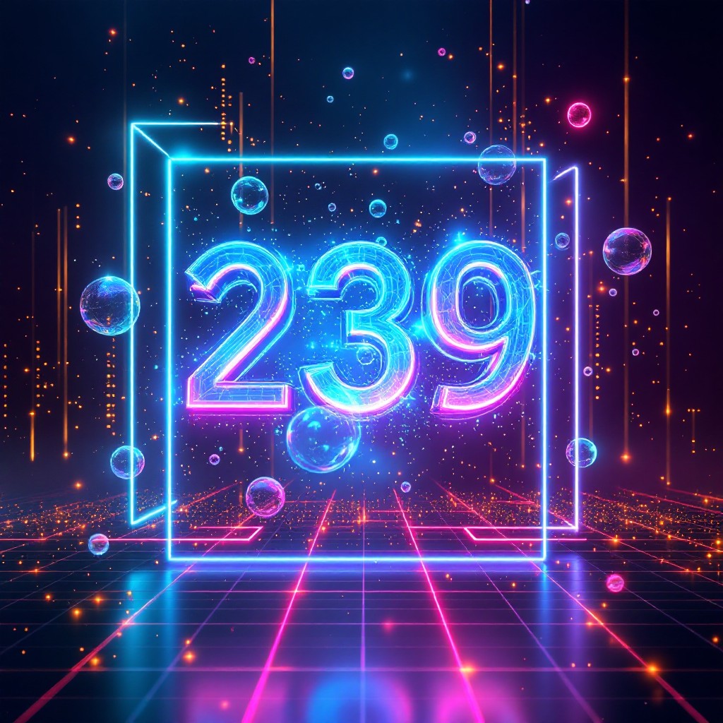 Free Neon Number Dreams Image - Cyberpunk, Neon, Holographic | Download ...