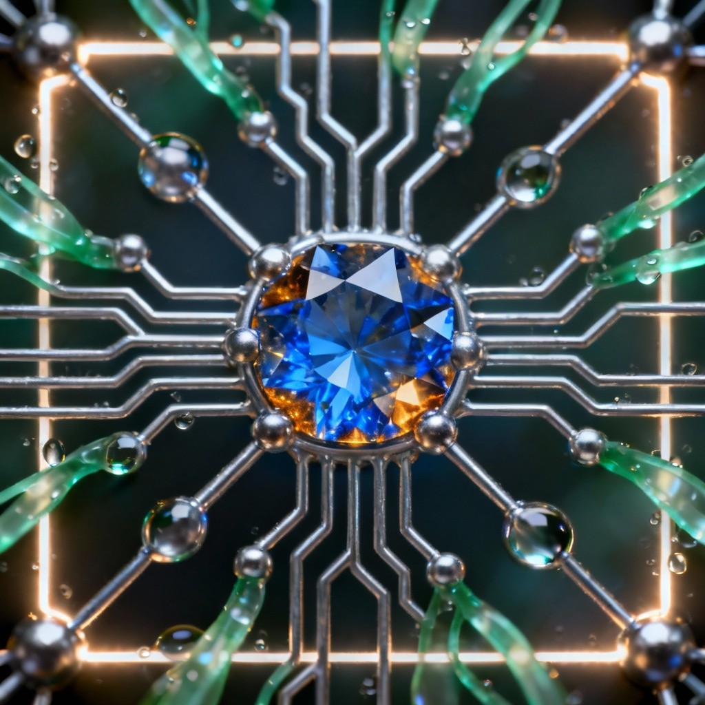 Free Crystalline Network Nexus Image - Crystal, Network, Blue ...
