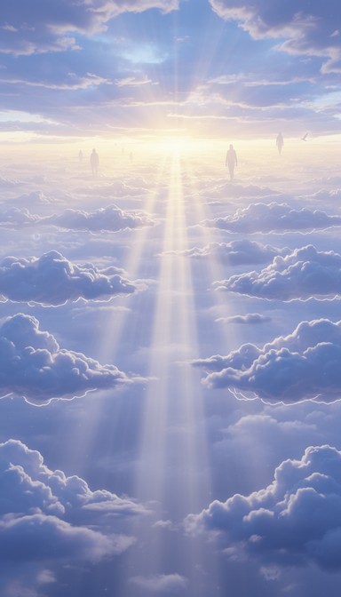 Free Divine Light Ascending Image - Heavenly, Ethereal, Clouds ...