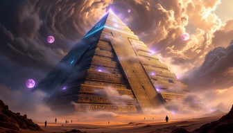 Free Mystical Desert Pyramid Image - Pyramid, Supernatural, Desert ...