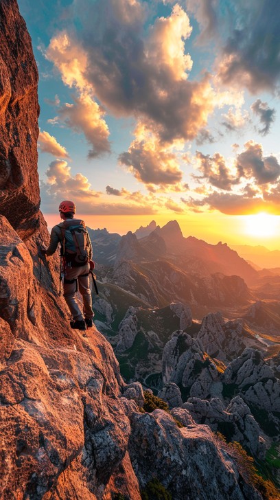 Free Sunset Mountain Adventure Image - Sunset, Adventure, Hiking ...