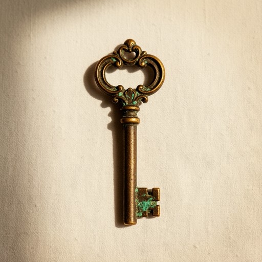 Free Ornate Vintage Key Image - Vintage, Brass, Key | Download at StockCake