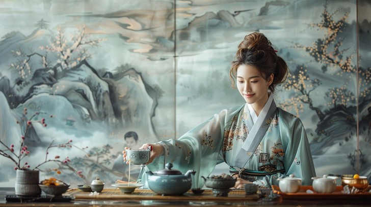 Free Elegant Tea Time Image - Vintage, Woman, Tea | Download at StockCake