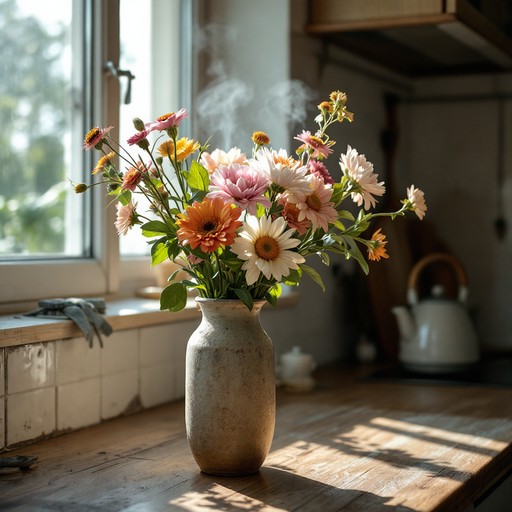 Free Sunny Kitchen Flowers Image - Flowers, Kitchen, Sunlight ...