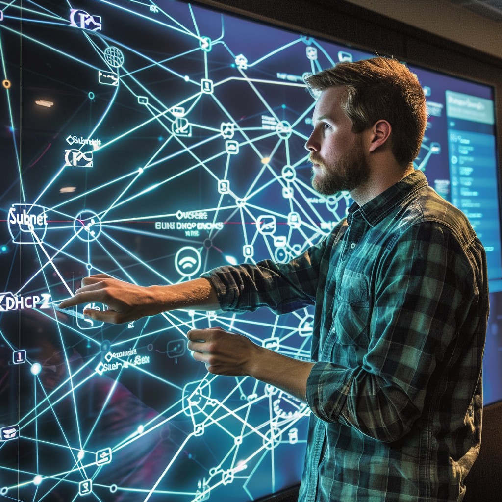 Free Analyzing network data Image - Technology, Network, Touchscreen ...