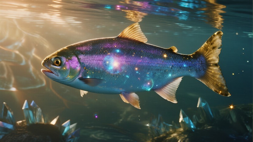 Cosmic Redfish Free Cosmic Salmon Journey Image - Salmon, Cosmic, Space | Download at ...