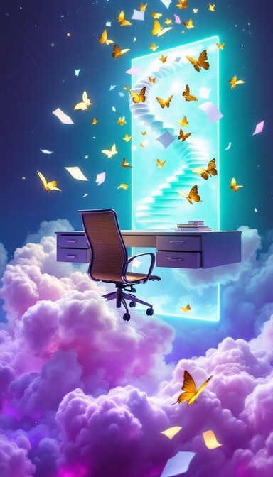 Free Magical Office Portal Image - Surreal, Dreamscape, Portal ...