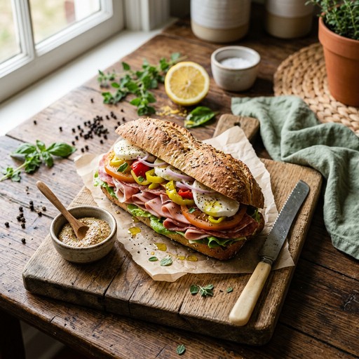 Rustic Sandwhich Recipe Free Rustic Sandwich Perfection Image - Sandwich, Rustic, Homemade ...