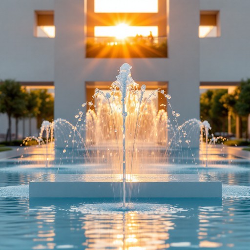 Free Golden Fountain Serenity Image - Fountain, Modern, Minimalist ...