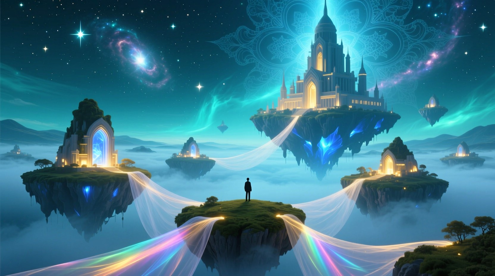 Free Floating Dream Citadels Image - Fantasy, Dreamscape, Surreal ...