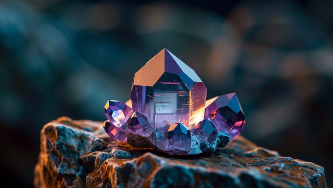 Free Glowing Crystal Formation Image - Crystal, Mineral, Gemstone ...
