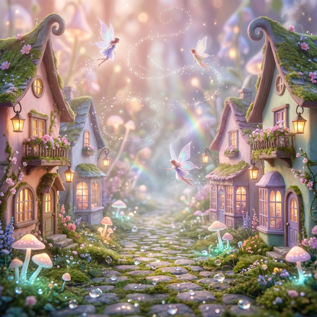 Free Enchanted Fairy Village Image - Fairy, Fantasy, Enchanted ...