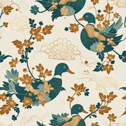 Free Elegant Duck Pattern Image - Duck, Pattern, Seamless | Download at ...