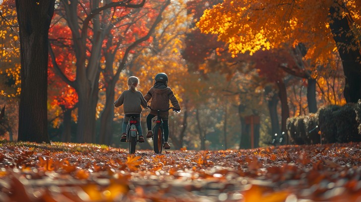 Free Autumn Bike Ride Image - Autumn, Biking, Street | Download at ...
